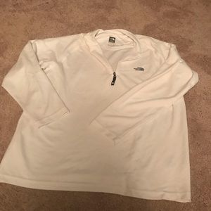 North Face white pullover
